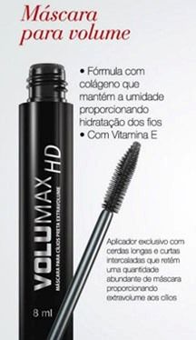 Máscara para Cílios Volumax - Preta